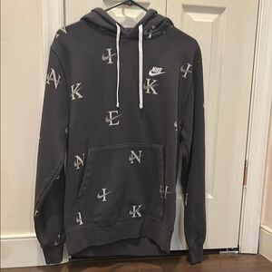 Nike Men's Gray Hoodie